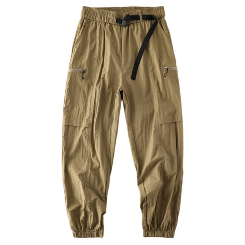 Trendy Quick-Drying Retro Functional Thin Section Export Cargo Pants