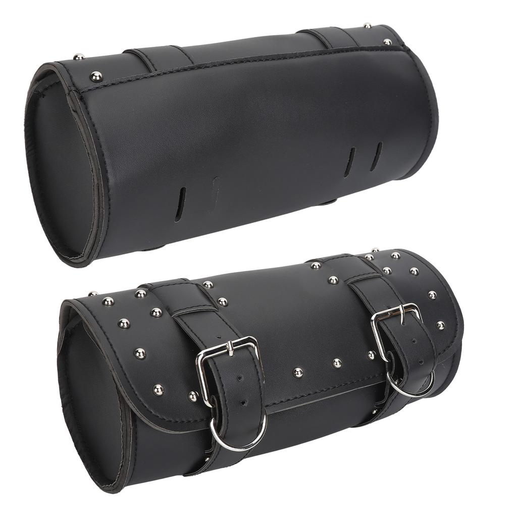 Motorcycle Tool Bag Waterproof Universal Retro Synthetic Leather Motorcycle Front Rear Bag