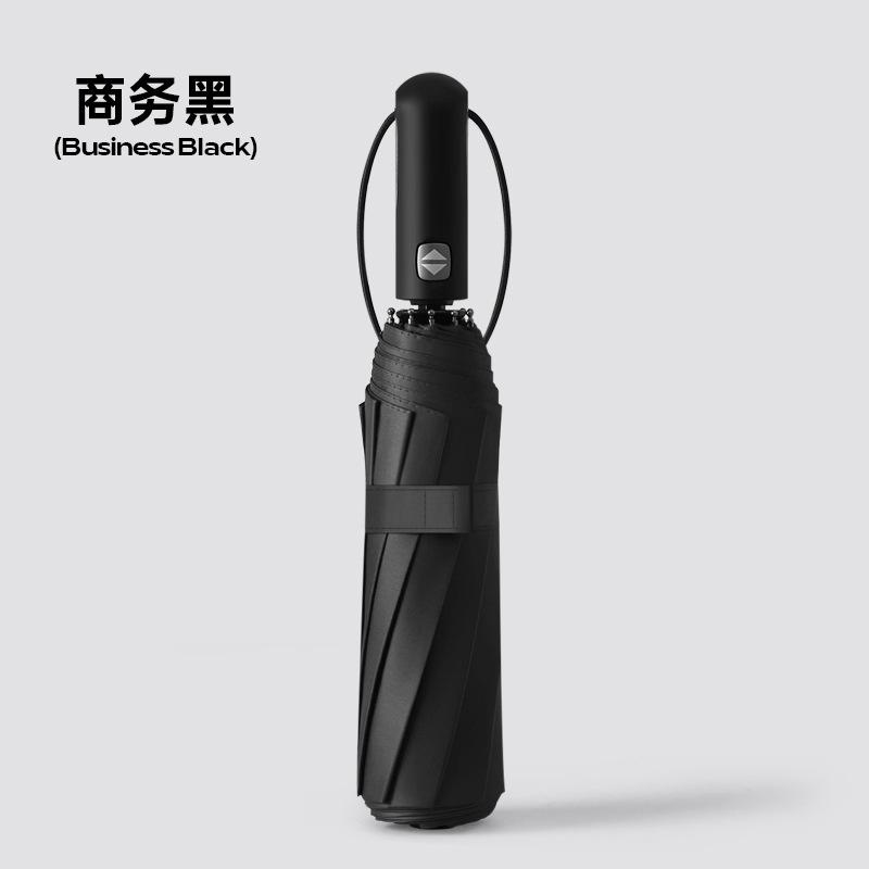 New business three-fold umbrella vinyl sunscreen UV protection enlarged automatic umbrella can print logo men's umbrella