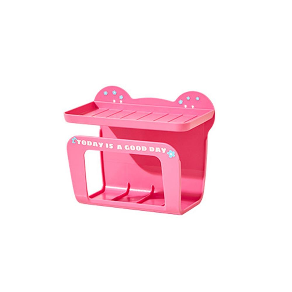 

Paper Towel Paper Holder MultiFunction Napkin Storage Box Wall-Mounted Tissue Box for Bathroom рожевий