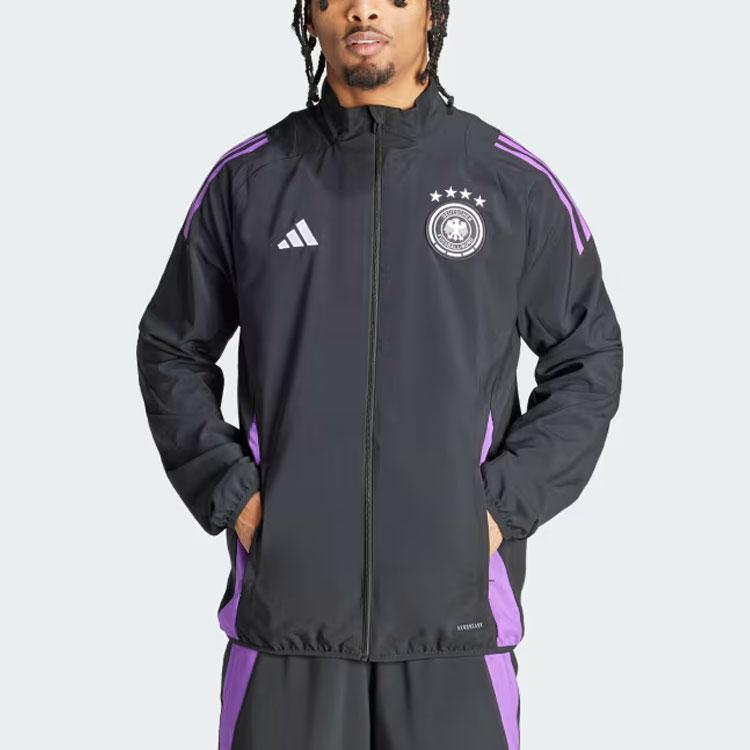 Adidas Germany Tiro 24 Competition Presentation Track Top Men Tops Black IP8255