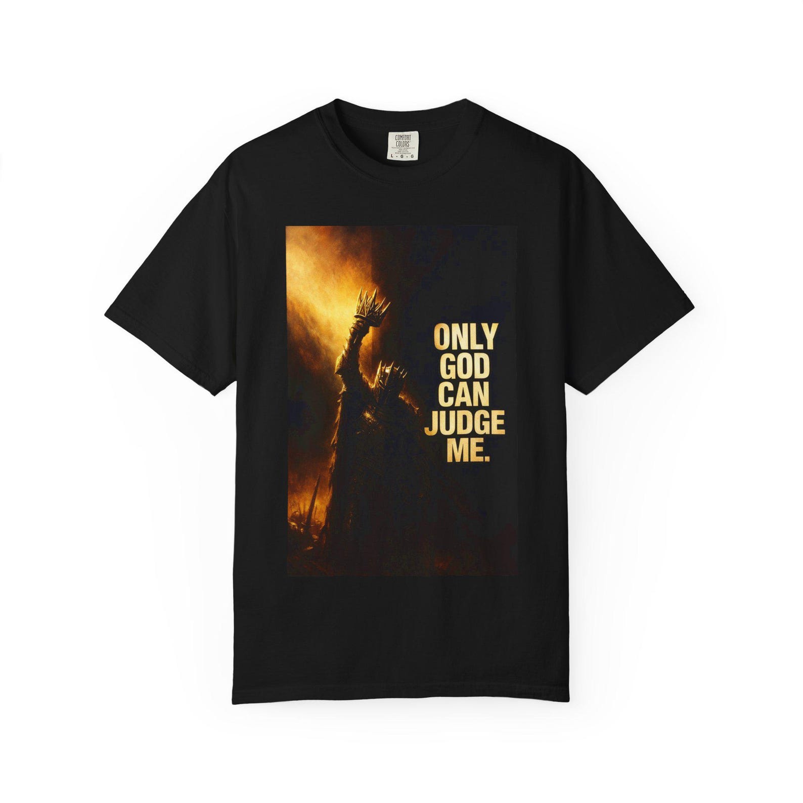 Only God Can Judge Me T-Shirt | Dark Motivational Tee 4XL