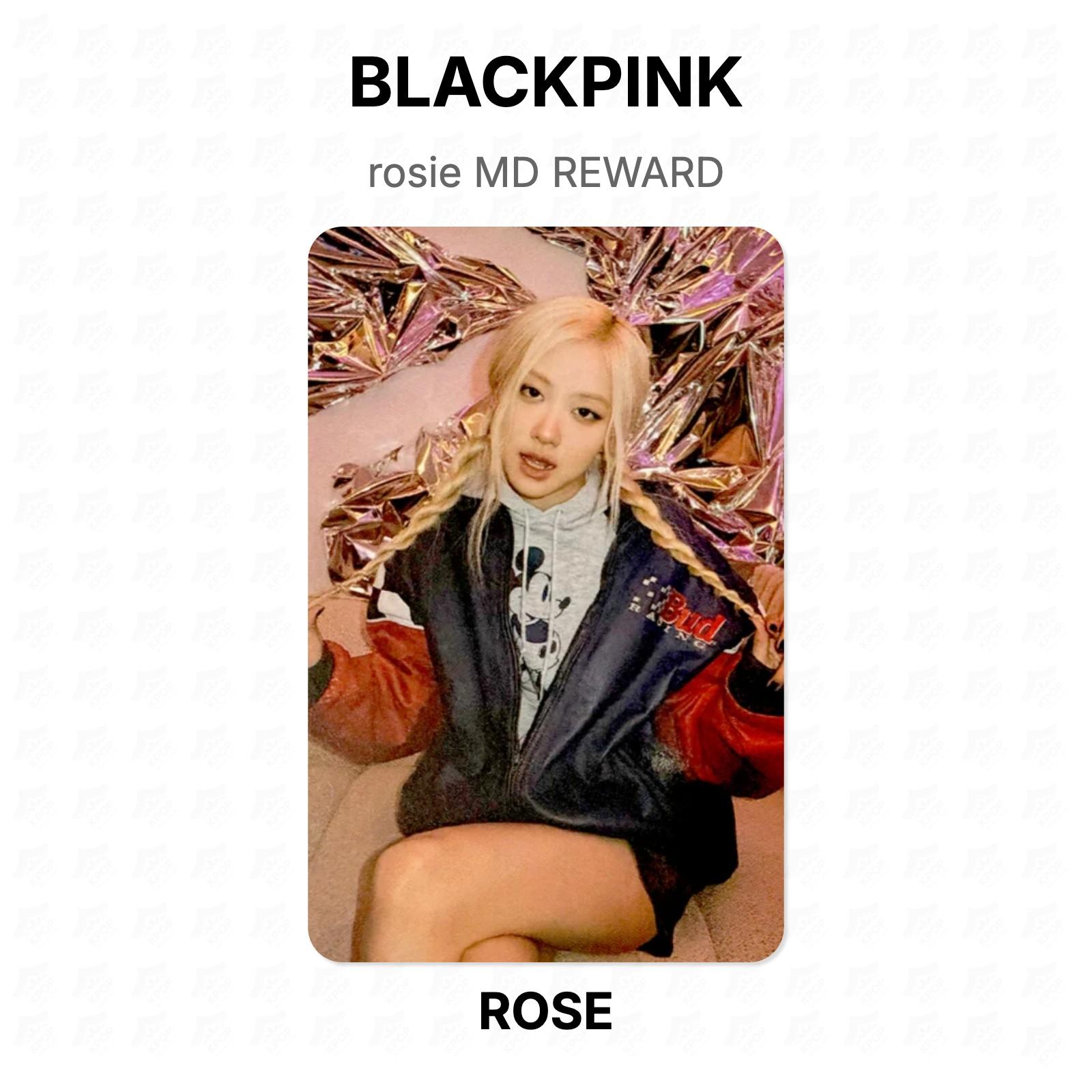 BLACKPINK ROSE rosie MD REWARD Official Photocard ROSE