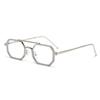 Fashion Metal Frame Polygonal Sunglasses Women Men Vintage Double-bridge Punk Sun Glasses Driving Goggles Retro UV400 Shades