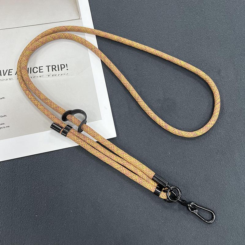 Mobile Phone Lanyard Crossbody Neck 1MM Polyester Mobile Phone Rope Neck Crossbody Adjustable Hand + Lanyard Crossbody Can Be Carried