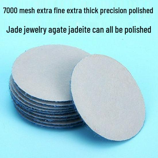 5-Inch Self-Adhesive Flocked Sandpaper Discs for Pneumatic Grinder - Perfect for Sanding, Polishing, and Woodworking Furniture.