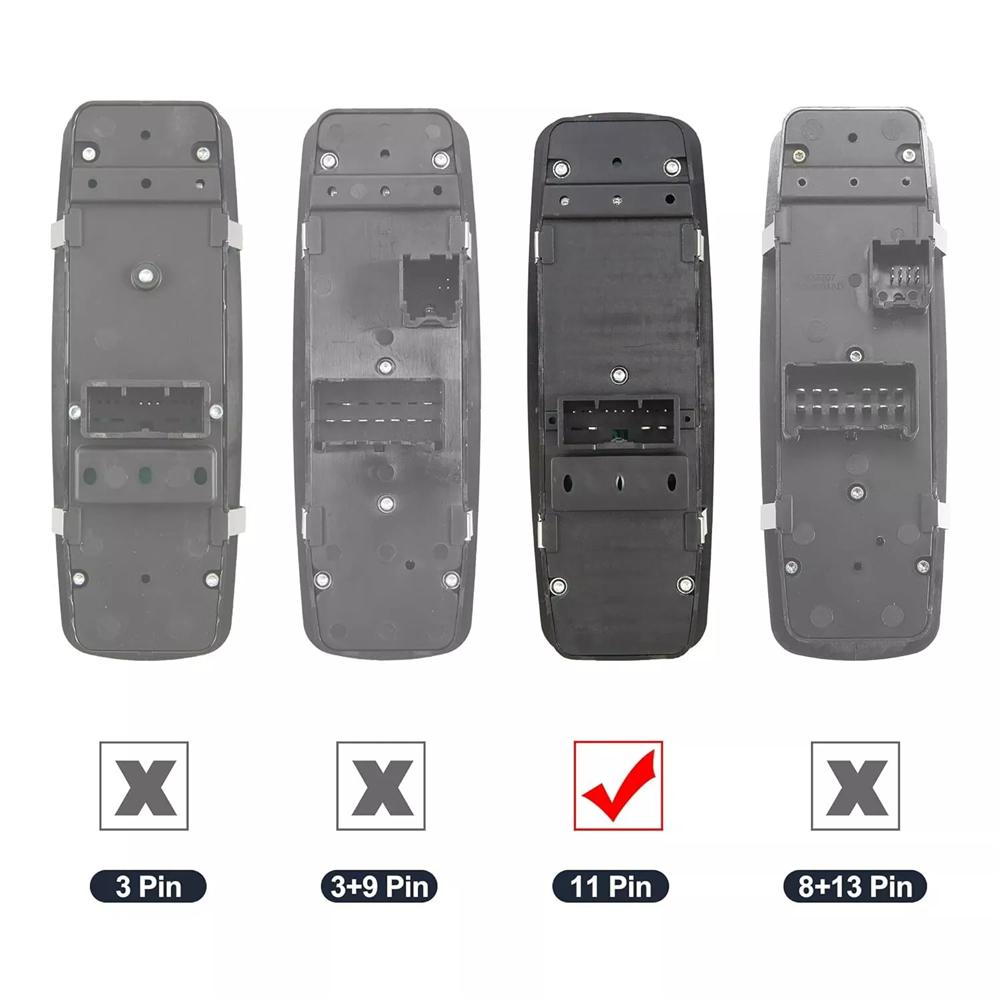 Front Left Window Switch For 2016-2019 Jeep Grand Cherokee 3.6L DWS1992 9987627
