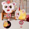 Cartoon Lion Dance Lantern Glowing Handheld Lantern DIY Lantern Kit  New Year Celebration