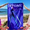 Ręcznik plażowy z nadrukiem KPop Demon Hunters, Wszechstronny lekki chłonny ręcznik plażowy do basenu, surfingu, jogi, łazienki, idealny prezent urodzinowy, świąteczny