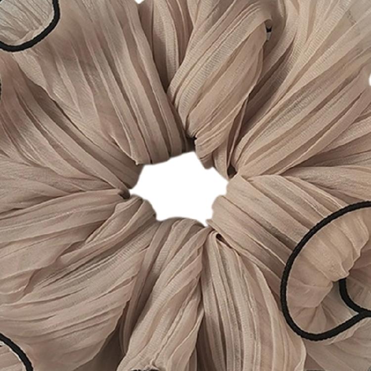 Lacy Hair Tie Elastic Scrunchies Ruched French Hair Rings for Elegant Updos Suitable for Long Hair