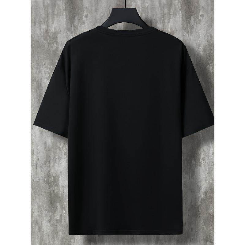 European sizes Men's & Teen ' Oversized Short-Sleeve T-Shirt - Casual Summer Round Neck Top