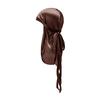 Silky Durag For Kids Boys Adult Long Tailed Pirate Hat Hip-Hop Bandanas Doo Rag Turban Waves Cap Headwear Pre-Tied Headwrap
