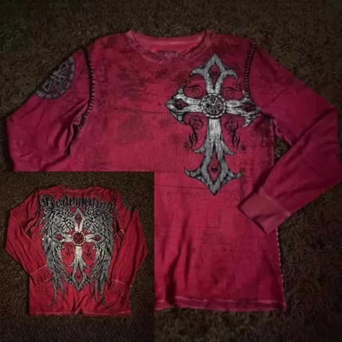 

ZYLLO Мужская футболка с длинным рукавом и круглым вырезом в стиле ретро-аниме «Ангел» 4XL