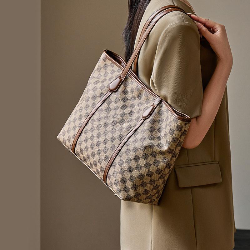 Mrs. Qiao Bag Women 2025 Large Capacity Tote Bag Women's Shoulder Bag Office Commute Bag Monogram Women's Bag