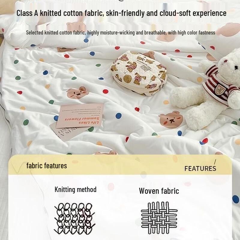 Xihe Kids All-Season Soybean Fiber Modular Duvet