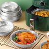  Fryer Tinfoil Plate Household Oil Absorbing Paper Oven Baking Tray Aluminum Foil Bowl Food Oil-proof Tinfoil Barbecue Plate