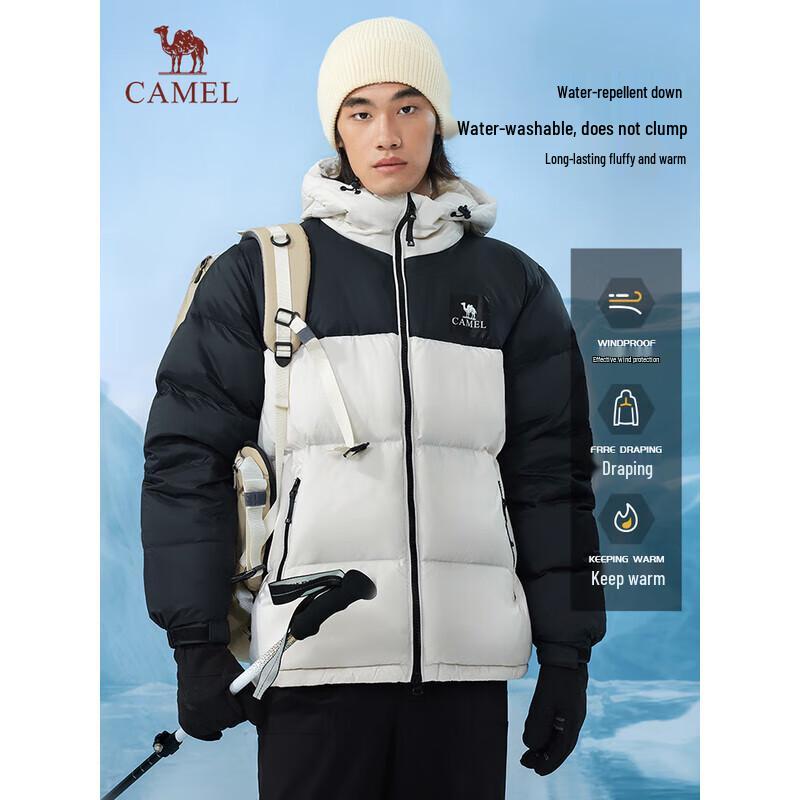 Camel Black Diamond 5PLUS Unisex Thickened Outdoor Down Jacket XS