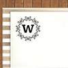 Printtoo Alphabet W Monogram Octagon Celtic Swirl Frame Self Inking Rubber Stamp Office