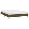 Vidaxl Bed Frame Without Mattress, Dark Brown, 160X200 Cm, Fabric