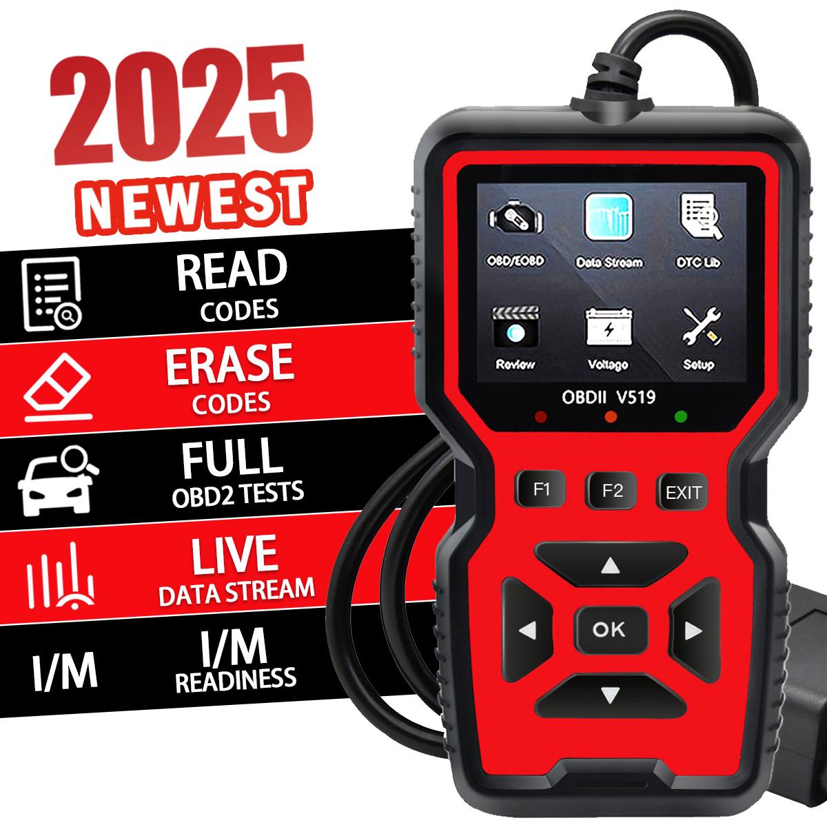 

V519 Obd2 Car Scanner Diagnostic Tool, Full Obd2 Function for Cars & Trucks Vehicles since 1996+ красный
