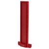 TS-8 Woodworking Hole Ruler Aluminum T shaped Measuring Tool   Scriber for Hardware(Red )