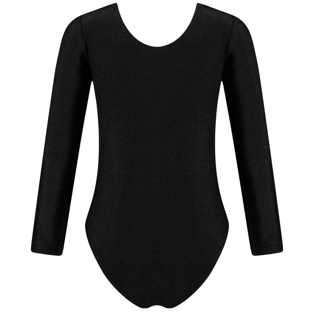 Kinder Mädchen Ballett Tanz Trikot Rhythmische Gymnastik Eiskunstlauf Yoga Body Langarm Glänzenden Strass Dancewear