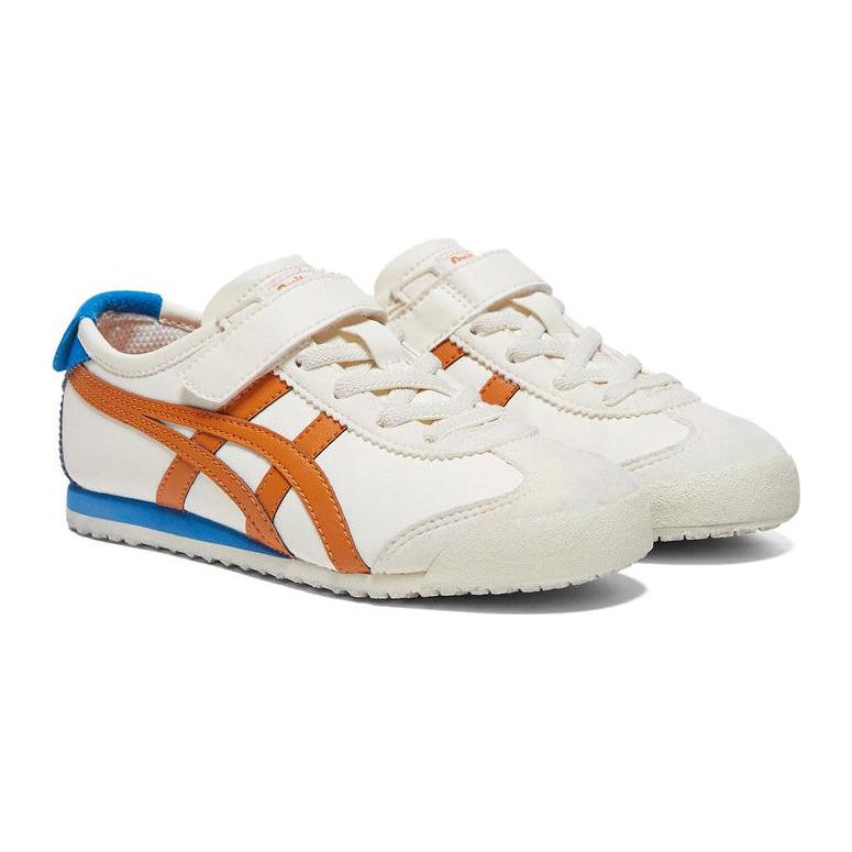 Onitsuka Tiger Mexico 66 PS Cream Rust Orange Kids Sneakers 1184A049-111