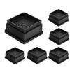 Bed Risers 1 Inch, 12Pcs Adjustable Bed Furniture Riser, Heavy Duty Bed Lifts Risers With Rubber Pad For Sofa, Bed