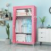 Foldable Fabric Wardrobe: Economical Storage Cabinet & Clothes Rack