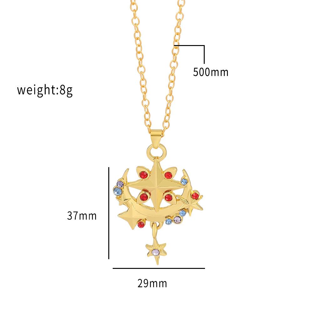 Anime Pendant Necklace for Women Jewelry Chain Kazuha Tartaglia Venti Cosplay Accessories