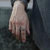 New In Punk Large Cross Ring Adjustable Size Men's Personalized Design Jewelry Street Retro Gothic Trend Jewelry Accessories