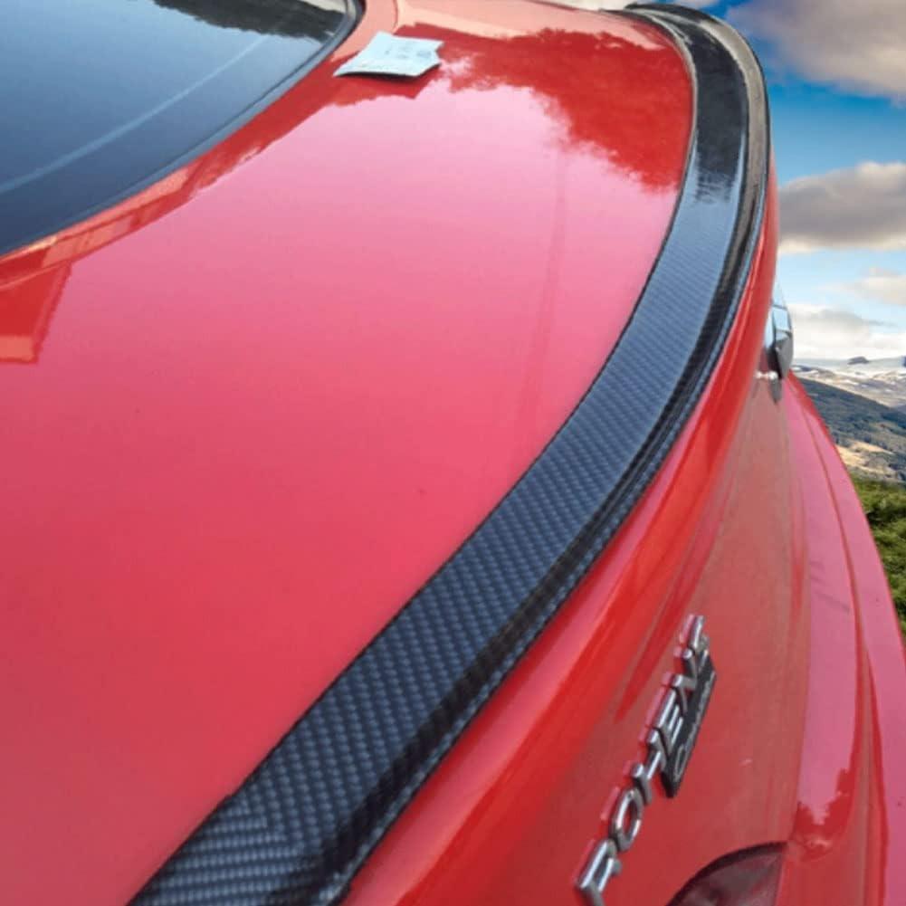Universal Carbon Fiber Trunk Spoiler Lip Kit, 4.92ft/1.5m Universal Carbon Fiber