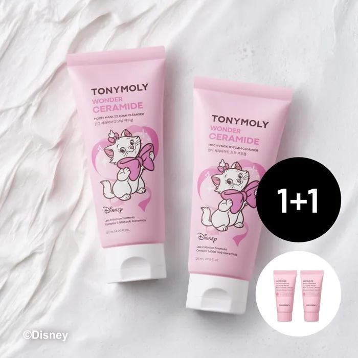 (1+1) (Disney Marie Collaboration) Wonder Ceramide Mochi Pack-to-Foam 120ml