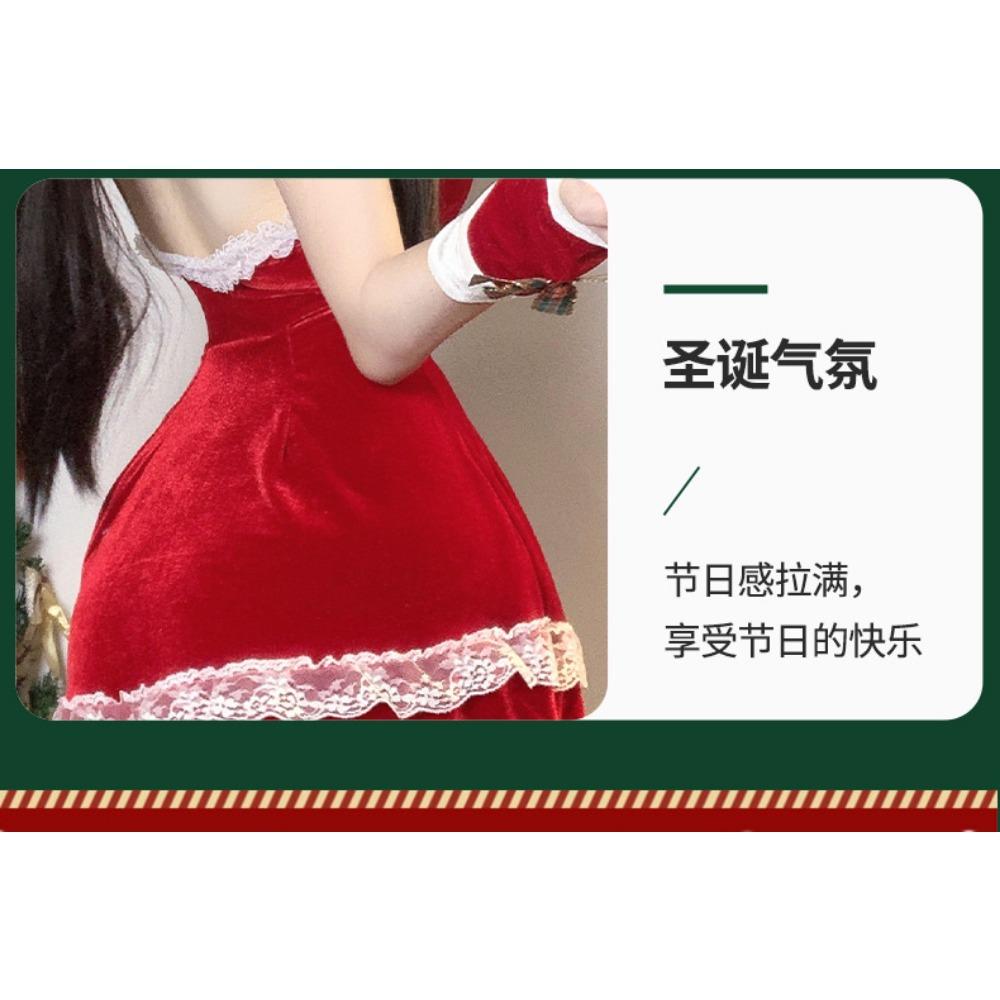 Domila's New Sexy Christmas Robe Is Hot and Free of Uniform Temptation Bedding Teasing Pajamas