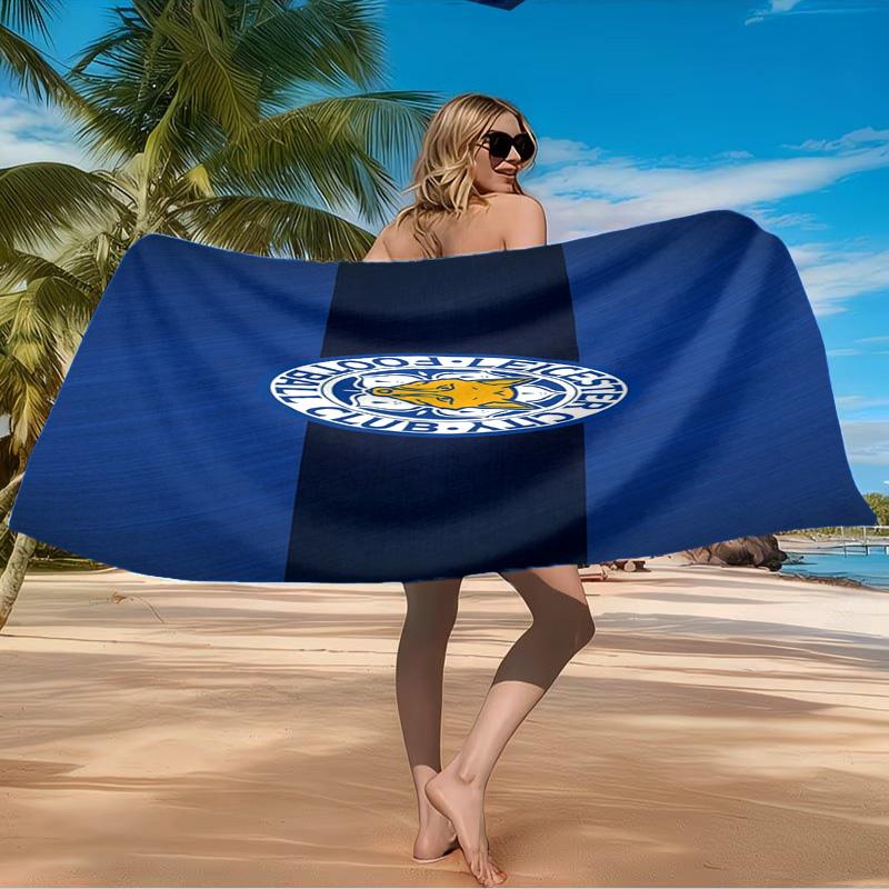 Leicester City Football Club Strandtuch Mikrofaser Strandtuch, Leicht und Schnelltrocknend, für Sommerreisen, Schwimmbad Fan Geburtstagsgeschenk
