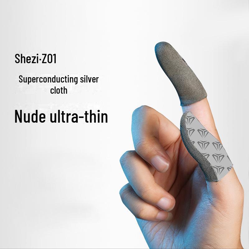 

Перчатки Shezi Gaming Finger: Серебряное волокно, ледяной шелк, воздухопроницаемая, устойчивая к поту, двухсторонняя серебряная ткань 1 pair Z01 finger sleeve + metal storage box серебряный