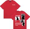 Rapper The Weeknd Starboy Album Cover T Shirt Unisexs Clothing Harajuku Punk Hip Hop Tshirts Unisex 100 Cotton Short Sleeve Tshirt