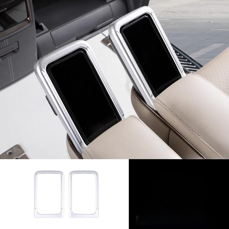 For Toyota Alphard Vellfire 40 Series Rear Seat Armrest Screen Protector Cover Modified Accessories Tempered Glass Protector