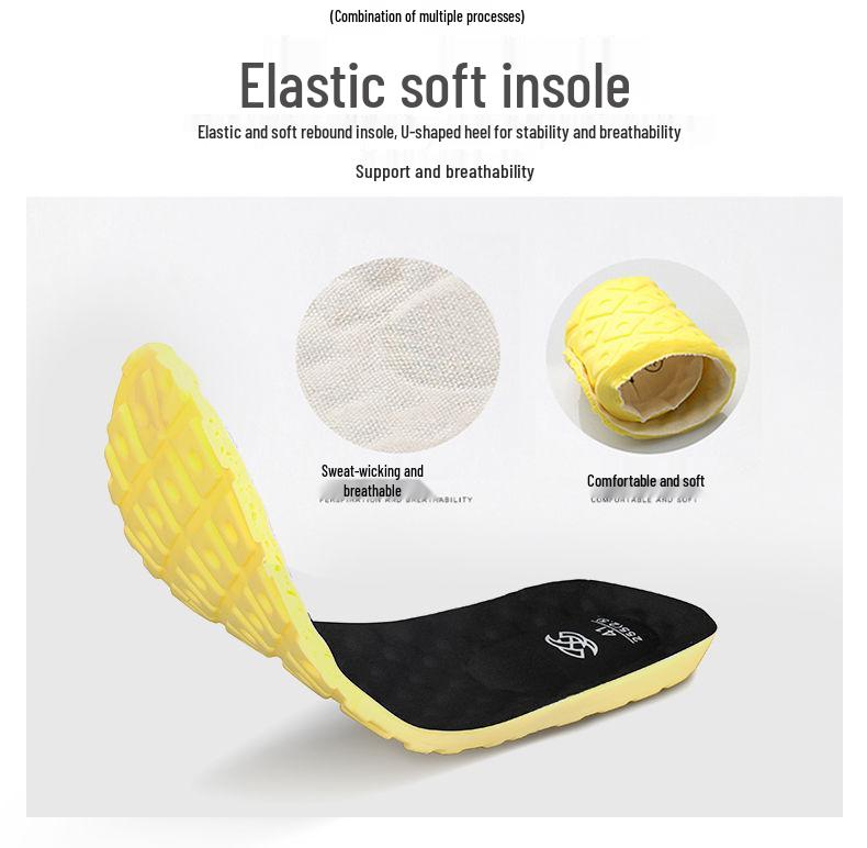 Korean Style Men's Breathable Leather Low-Top Casual Shoes - Soft Sole & Versatile Design for Spring/Summer.