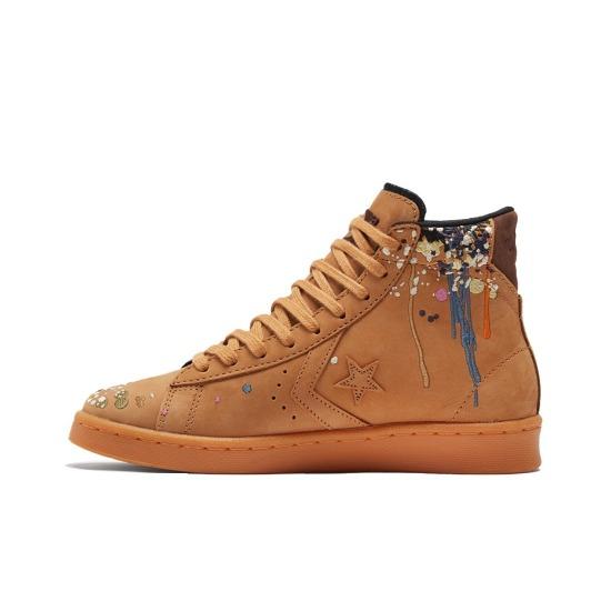 

Converse Bandulu x Pro Leather High Splashter — флюс 169908C EU 37.5 коричневый/мёд