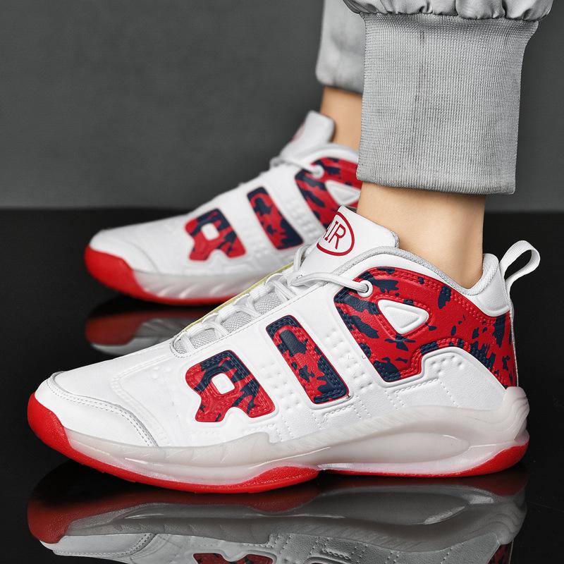 Buty Męskie Plus Size Męskie Buty Koszykarskie do Walki Buty Treningowe dla Nastolatków Buty Koszykarskie na Zawody Studenckie