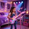 Childrens Bluetooth Microphone Toy With Led Lights For Singing And Interactive Play