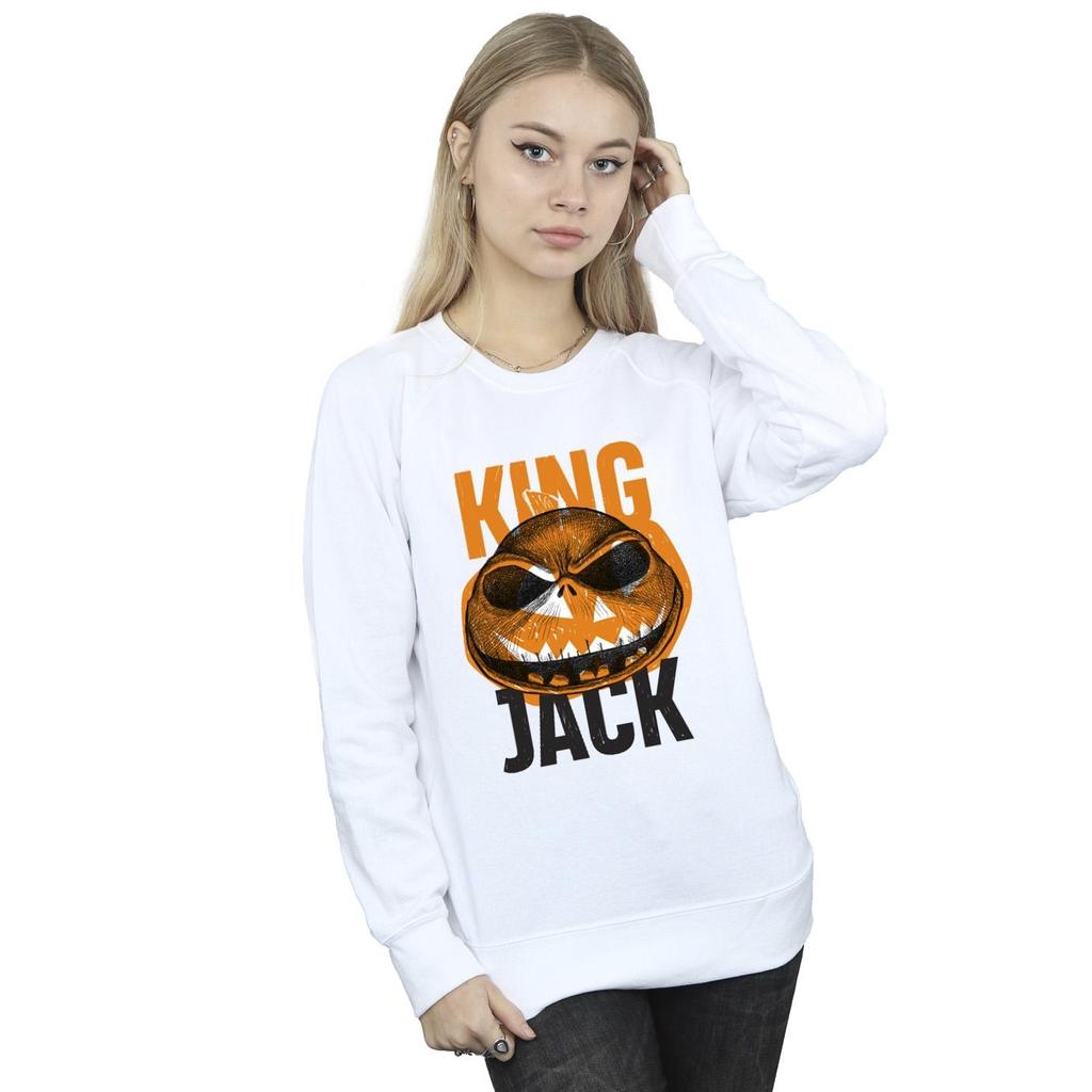 Disney Womens/Ladies The Nightmare Before Christmas King Jack Sweatshirt