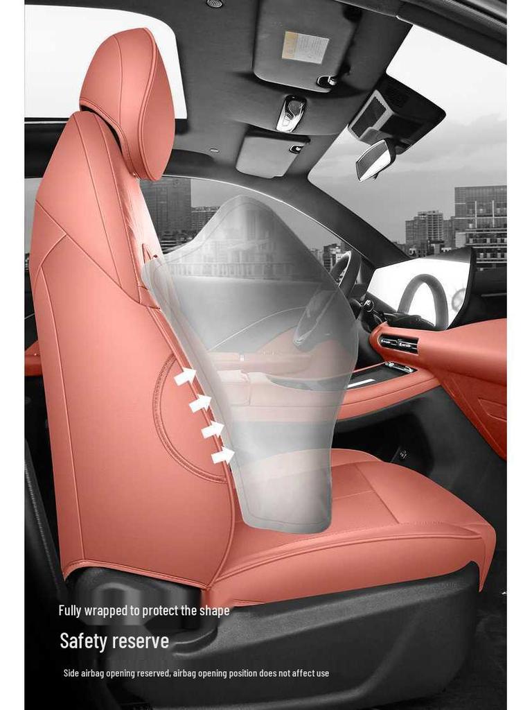 Fourth Gen Changan CS55 PLUS Seat Covers: 26 Model-Compatible, Fully Enclosed, Four-Season Car Seat Cushions.