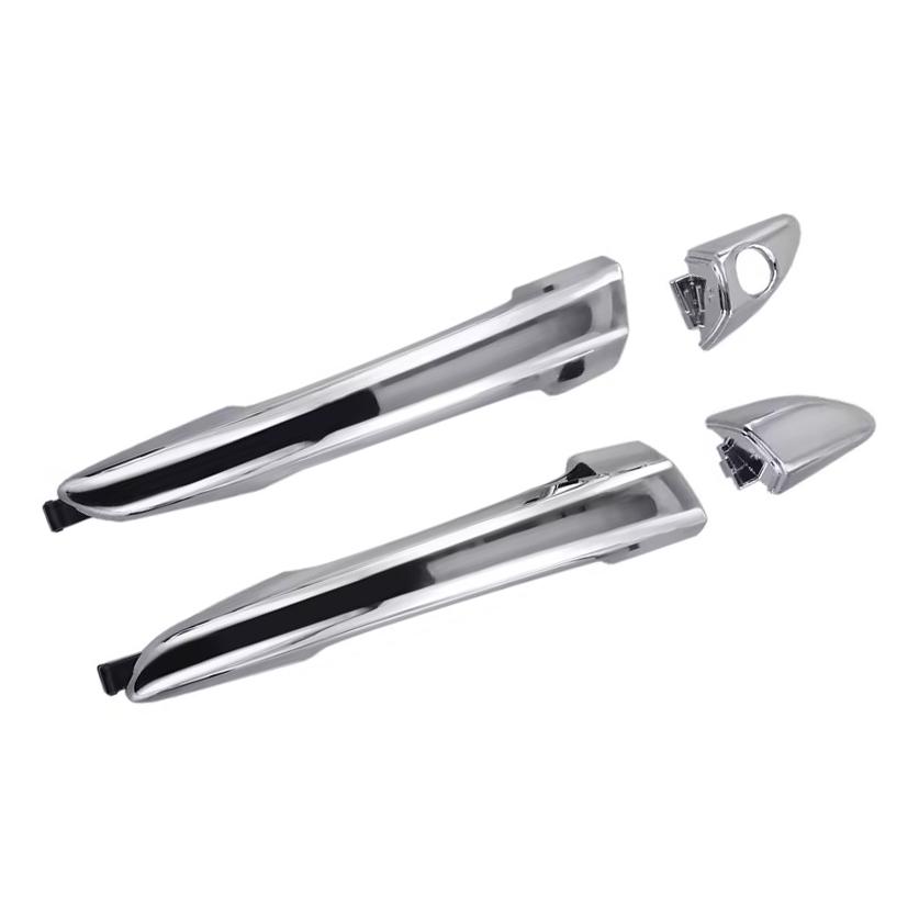 Set of 4 Exterior Door Handle Front Rear LH RH For Hyundai Sonata 2015-2019