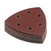 Professional Grade 90mm Triangular Sanding Disc 6 Hole Sander Pack of 20