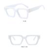 Irregular Multicolor Lenses Eyewear Rice Nail UV400 Sun Glasses Square Frame Sunglasses  Beachside