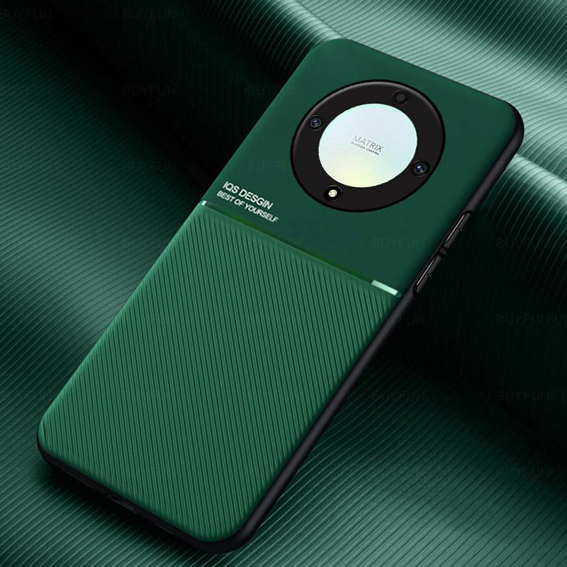 Magnetic Phone Case For Honor X9a 5G Matte Soft Silicone Frame Cover For Honor X9a x 9 a HonorX9a Shockproof Shell Coque 6.67in