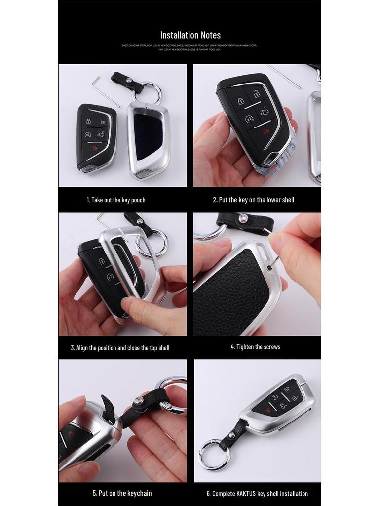 Corvette C8 Coupe Z06 and C7 ZR1 Key Case for Chevrolet and Cadillac