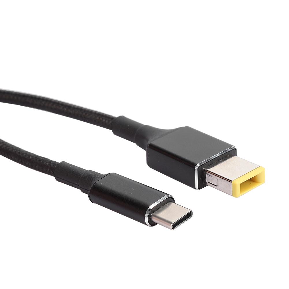 TYPE C To DC Square 4.0 4.5 7.4 Charger Cable Fast Charging Line 100W 5A for Lenovo(For Lenovo Square )